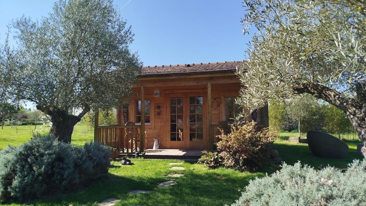Chalet Bois Pleine Campagne A Pontigny Экстерьер фото